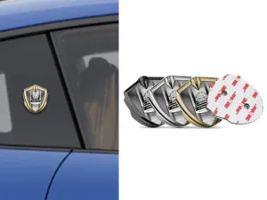 Emblem Fender Badge Racing Look Shiny